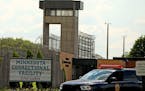 Correctional officers patrolled the grounds after an inmate hijacked a transport van full of prisoners from the Minnesota Correctional Facility in Lin