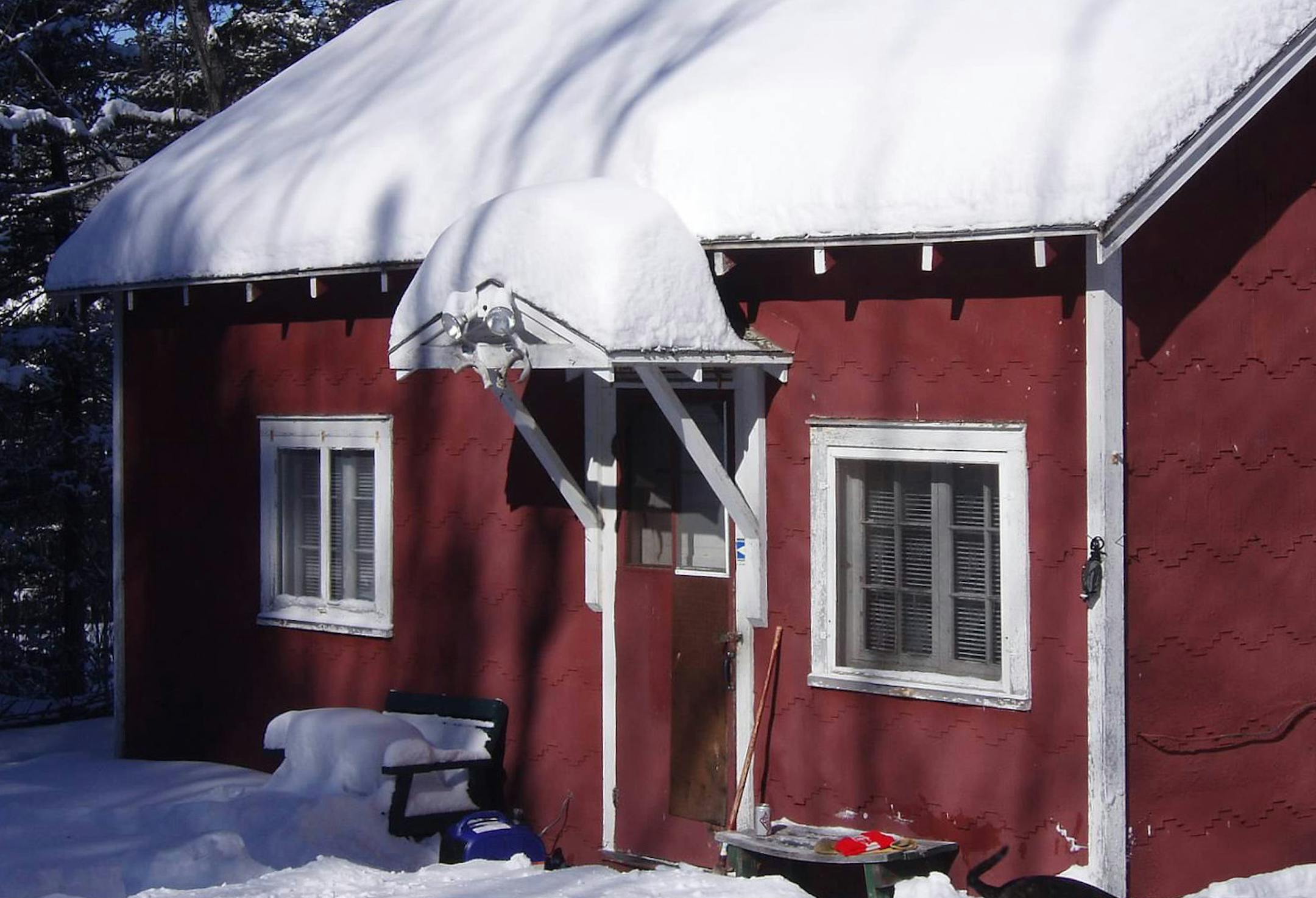 Bruce Deinken cabin for Outdoors Weekend.
