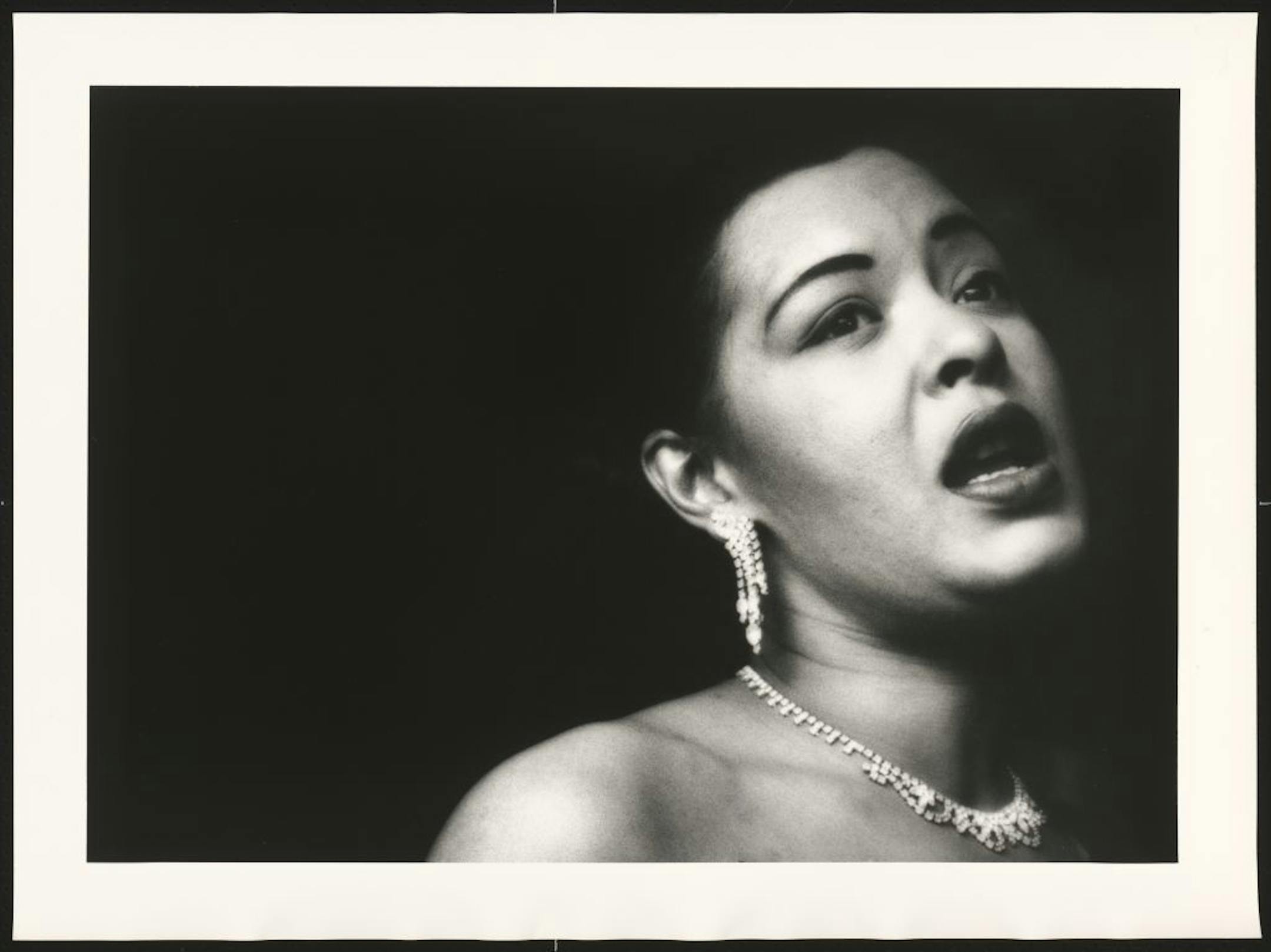This handout photo provided by the National Portrait Gallery, taken in 1951, shows Billie Holiday, by Bob Willoughby.