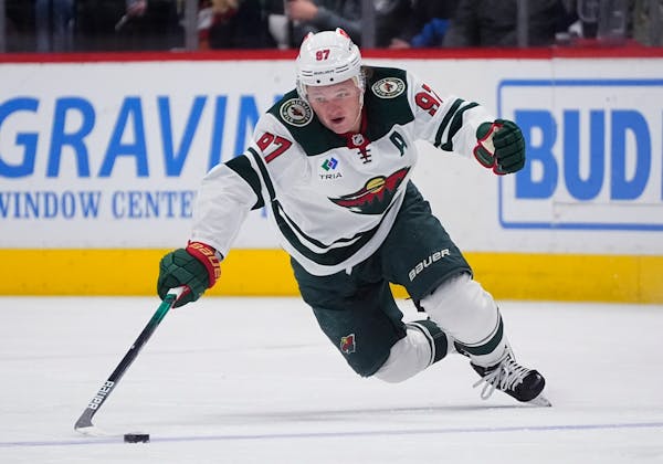 Wild left wing Kirill Kaprizov needs three goals against Seattle to set a career high.