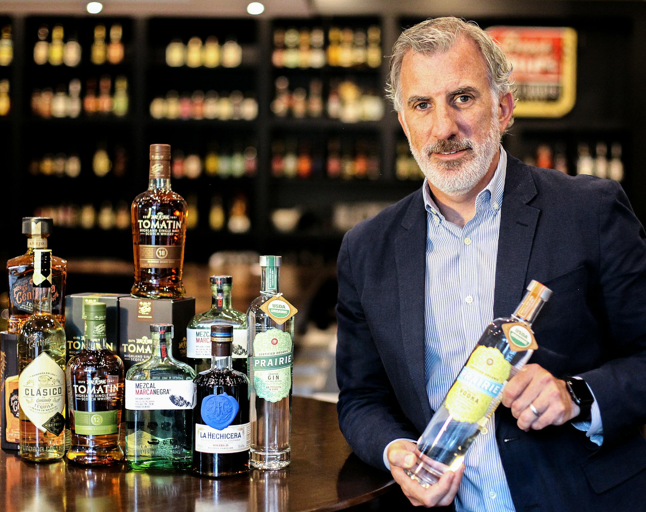 Mike Duggan, Phillips Distilling’s CEO, is shifting the Minneapolis-based company’s focus to craft liquors like his favorite, Prairie Organic Vodka.