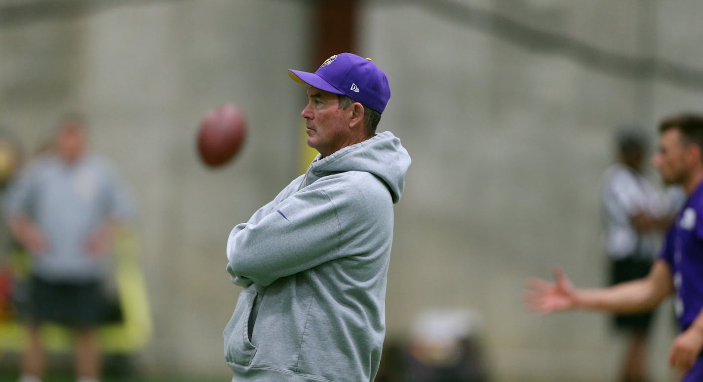 Vikings head coach Mike Zimmer.