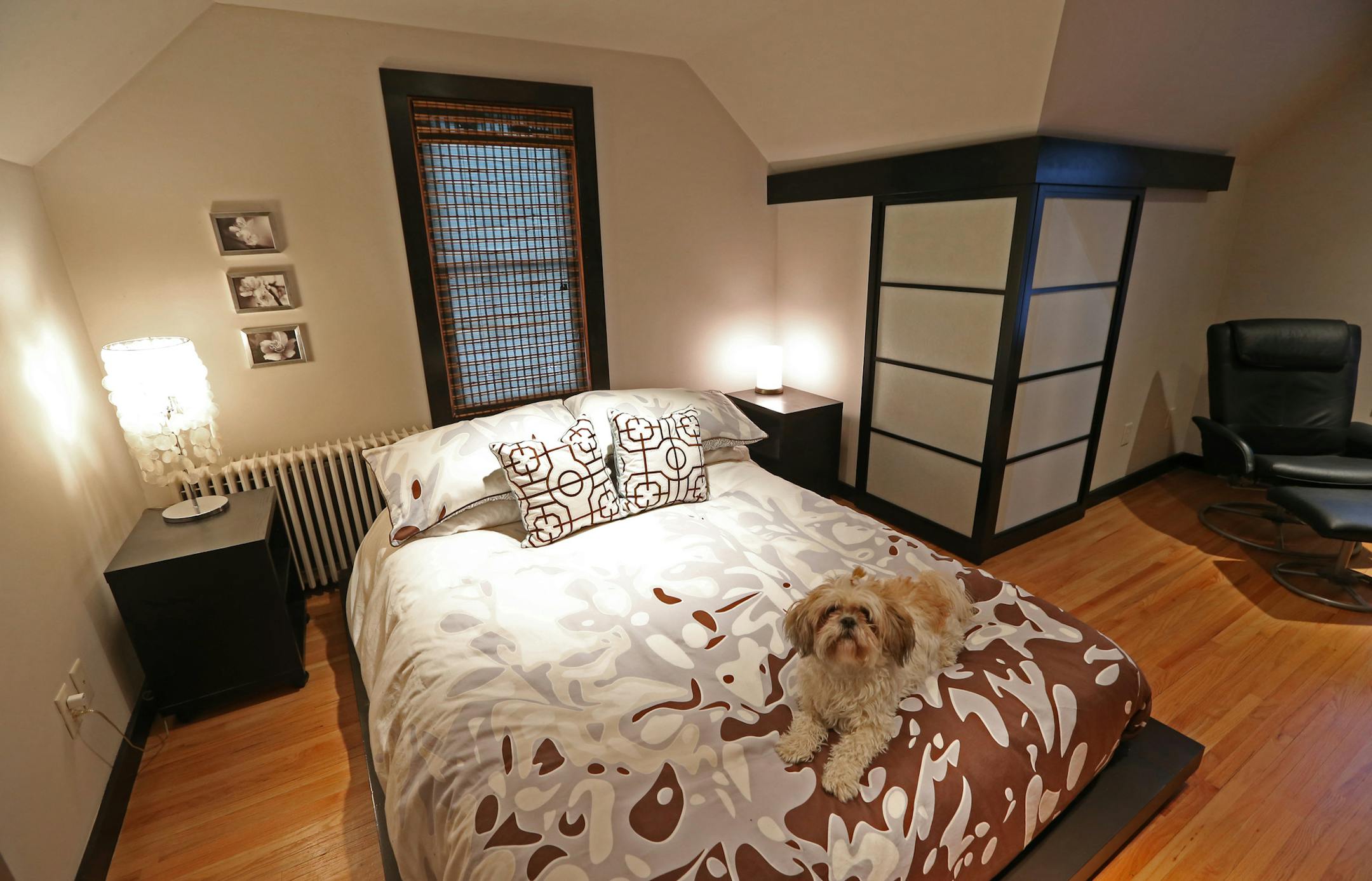 The Dan and Nancy Griffin family second floor master suite conversion, photographed on 1/16/14. The family didn't want the daughters name used.] Bruce Bisping/Star Tribune bbisping@startribune.com Dan, Nancy Griffin and Haley/source.