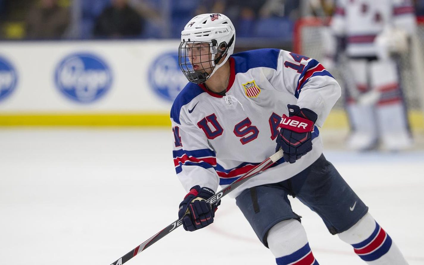 Brock Faber was part of the USA Hockey National Team Development Program the past two years.