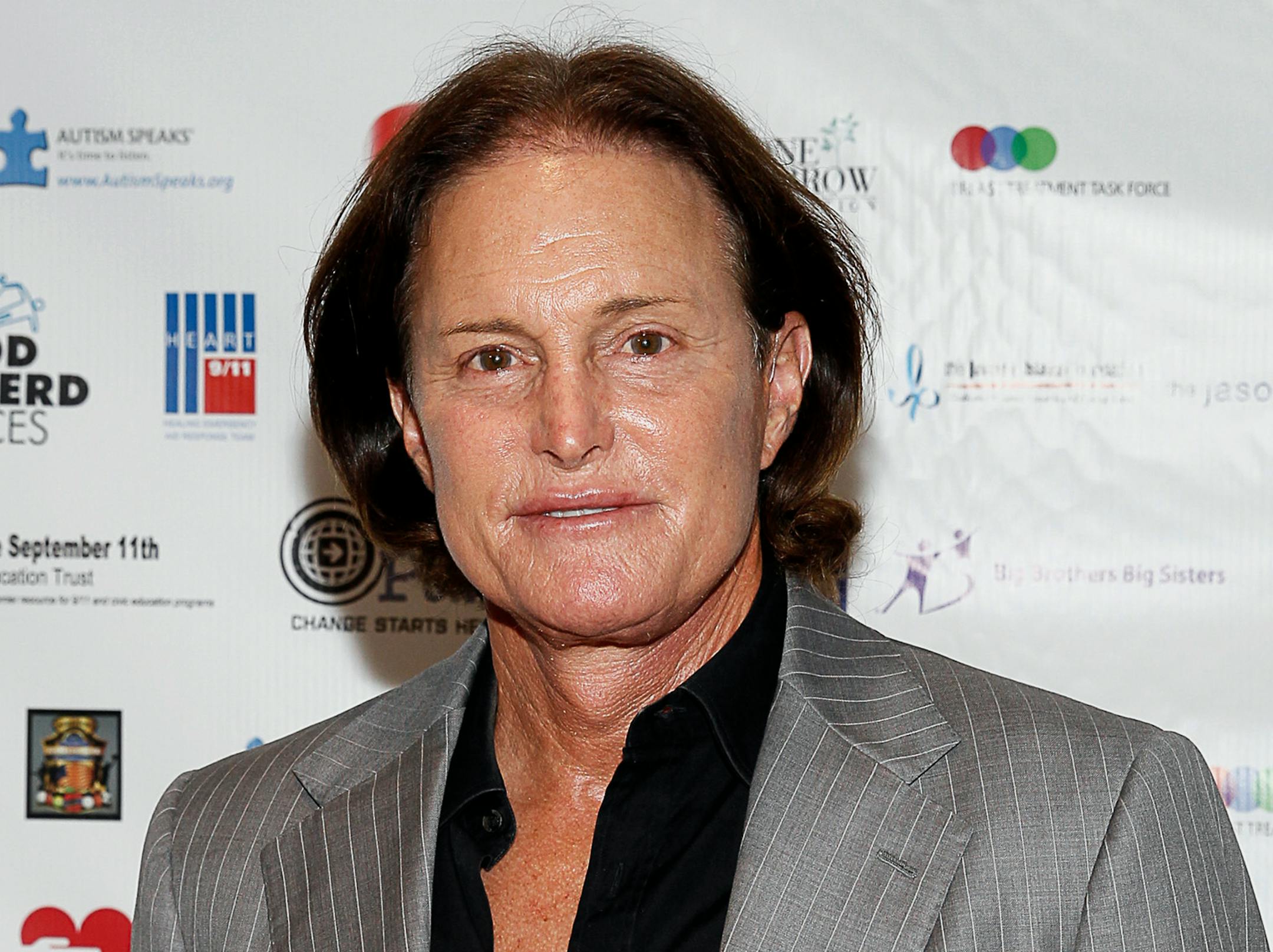 FILE - In this Sept. 11, 2013 file photo, former Olympic athlete Bruce Jenner arrives at the Annual Charity Day hosted by Cantor Fitzgerald and BGC Partners, in New York. ABC 's Diane Sawyer will interview the former Olympic champion and patriarch of the Kardashian television clan in a two-hour interview airing on Friday, April 24. (Photo by Mark Von Holden/Invision/AP, File)