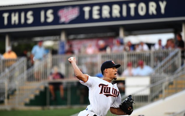 Twins pitcher Jose Berrios (shown pitching against the Red Sox last month) threw five innings in a 3-1 victory over the Pirates on Wednesday. He likel