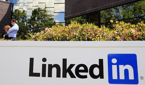 FILE - In this May 9, 2011 file photo, LinkedIn Corp., the professional networking Web site, displays its logo outside of headquarters in Mountain View, Calif. LinkedIn said Wednesday, June 6, 2012, it is investigating reports that more than six million passwords have been stolen and leaked onto the Internet. (AP Photo/Paul Sakuma, file) ORG XMIT: MIN2013041814082532