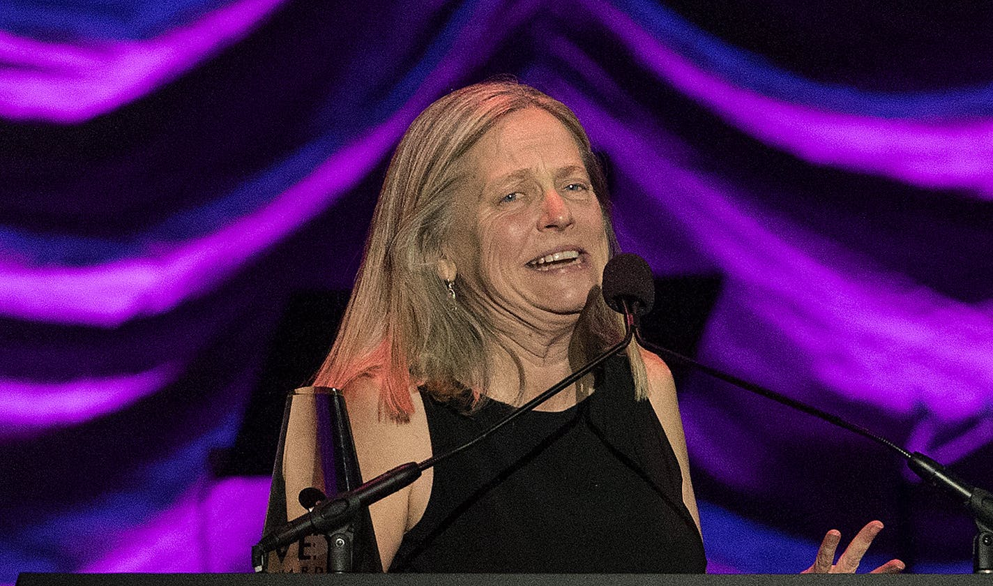 Michelle Hensley received the lifetime achievement award at the Ivey Awards. ] CARLOS GONZALEZ &#xef; cgonzalez@startribune.com - September 25, 2017, Minneapolis, MN, State Theater, The Ivey Awards