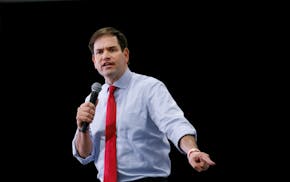Sen. Marco Rubio (R-Fla.) at a campaign rally in Sanford, Fla., on March 7, 2016. Rubio objected strongly to President Barack Obama's detente with Cub