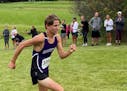 Sam Scott of Minneapolis Southwest topped four higher ranked runners to win the St. Olaf Showcase.