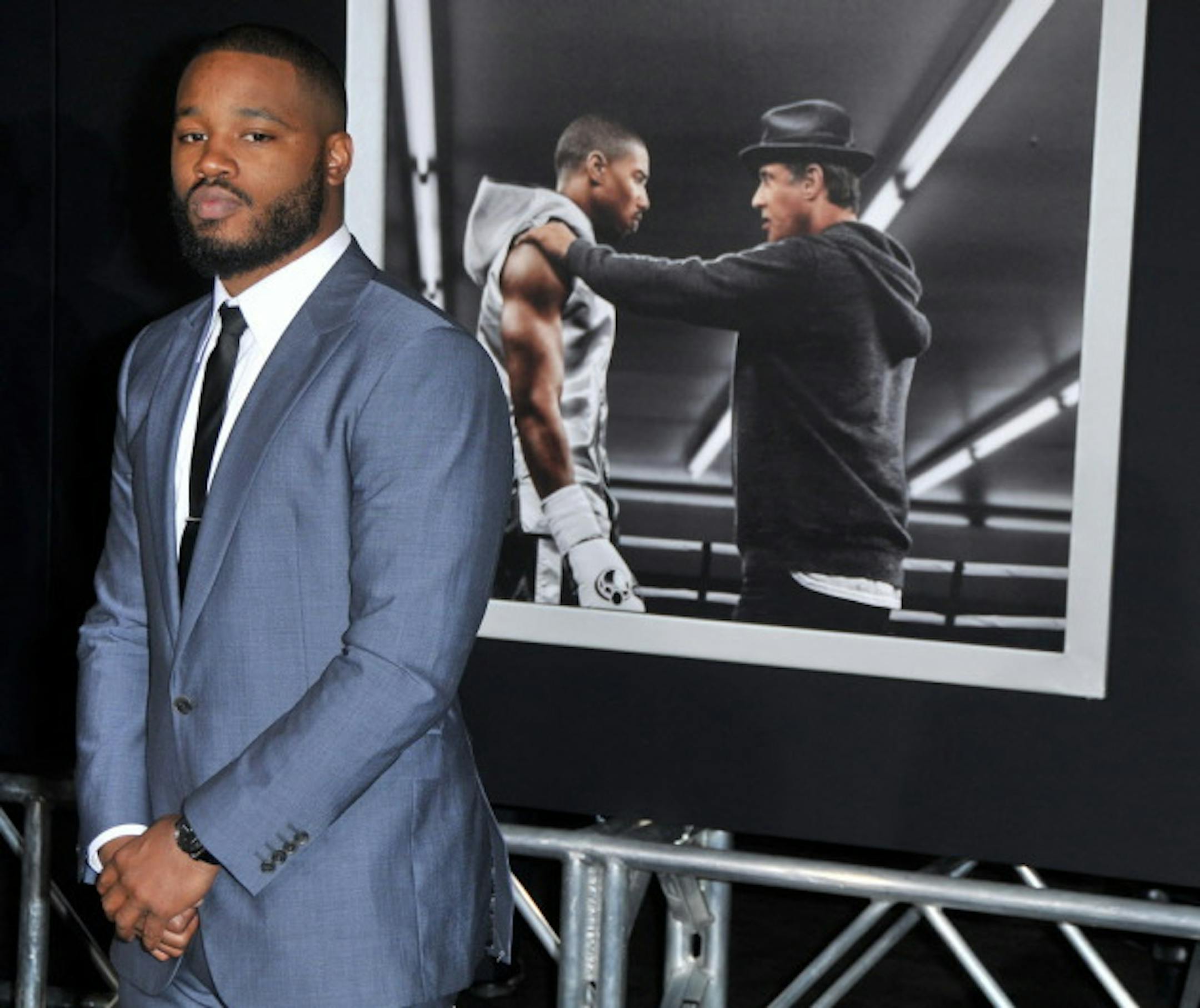 Director Ryan Coogler arrives at the "Creed" Los Angeles Premiere held at the Regency Village Theater on Thursday, Nov. 19, 2015 in Westwood, Calif.  (Sthanlee B. Mirador/Sipa USA/TNS) ORG XMIT: 1177295
