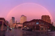 Star Tribune reporter Eric Roper captured a great shot of Minneapolis after Thursday's rain.