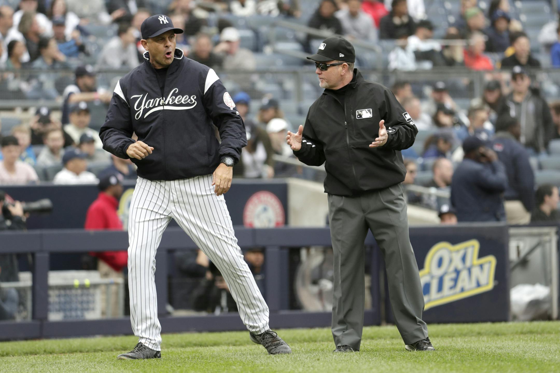 New York Yankees manager Aaron Boone