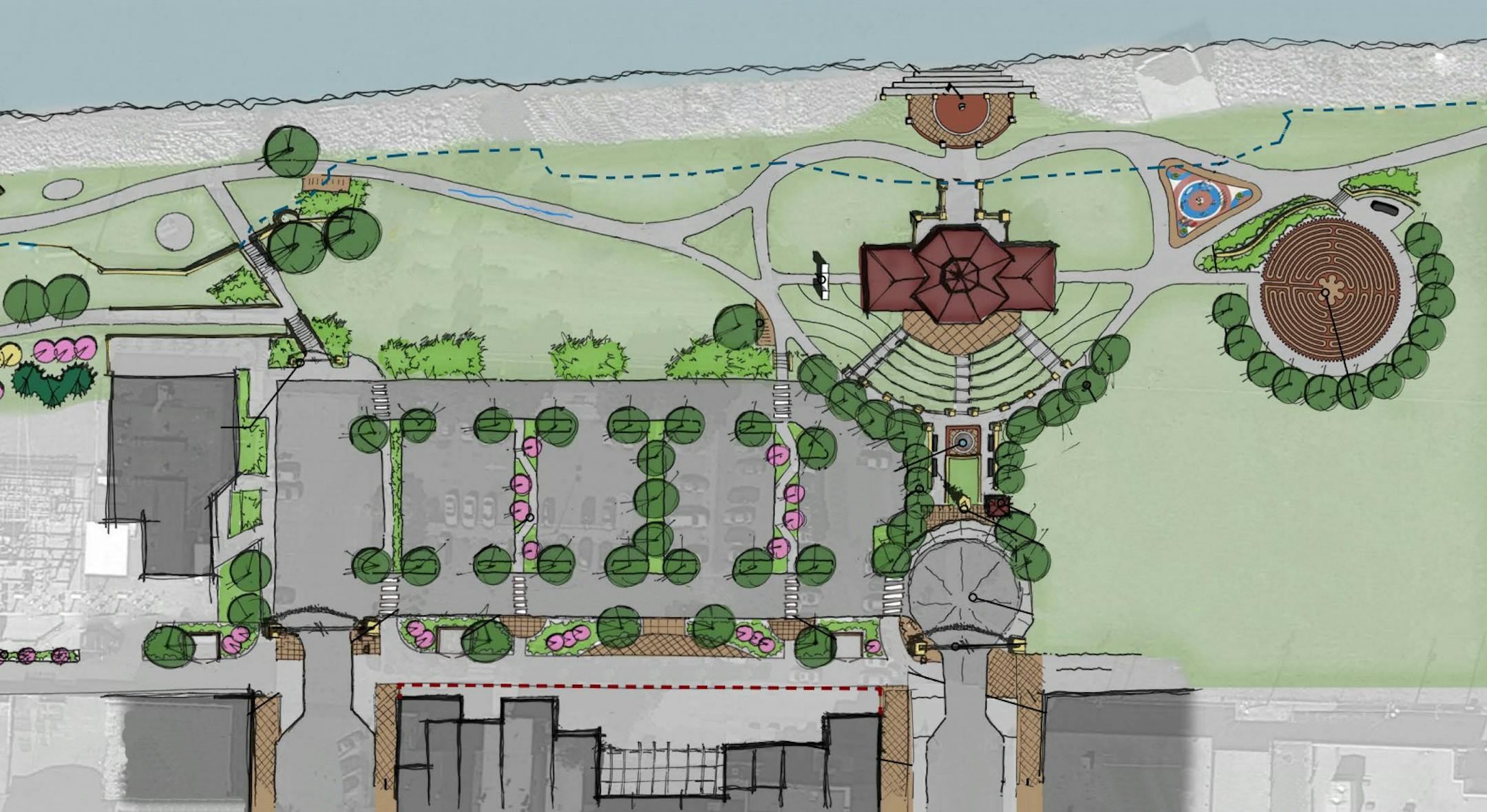 Proposed improvements at Levee Park in downtown Hastings. ORG XMIT: MIN1407151454530591