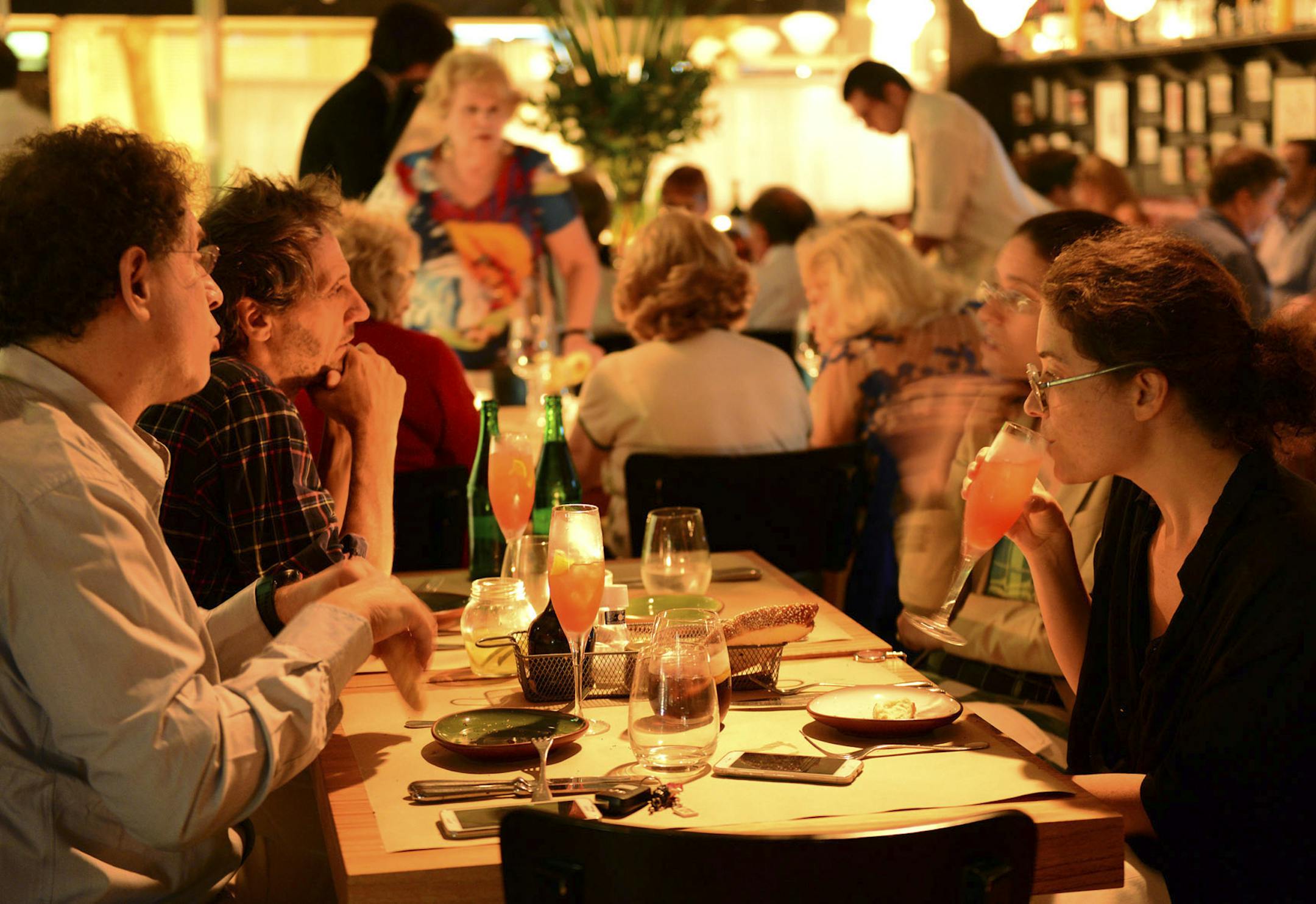 PHOTO MOVED IN ADVANCE AND NOT FOR USE - ONLINE OR IN PRINT - BEFORE FEB. 21, 2016. — The Mishiguene restaurant, offering modern Jewish cuisine, in the Palermo neighborhood in Buenos Aires, Argentina, Feb. 3, 2016. Restaurants are bringing new flavors to Buenos Aires, a city known almost exclusively for its barbecued meats and pastas. (Horacio Paone/The New York Times)