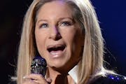FILE - In this Oct. 11, 2012, file photo, singer Barbra Streisand performs at the Barclays Center in the Brooklyn borough of New York. During a Friday