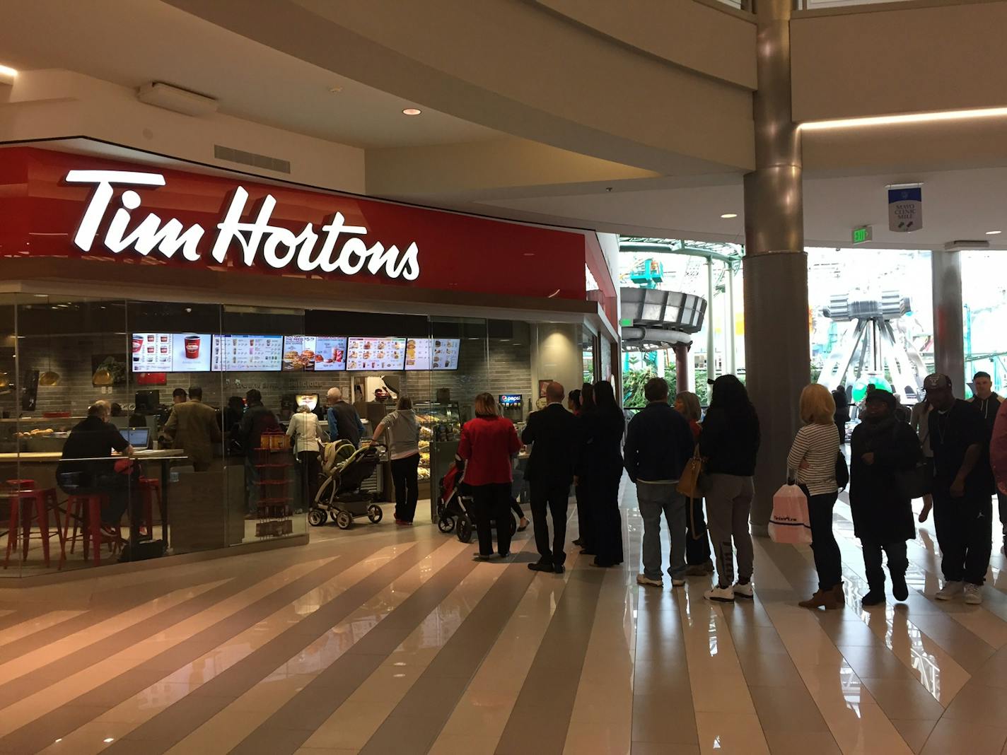 The company that owns Tim Hortons has sued some of its Minnesota franchises.