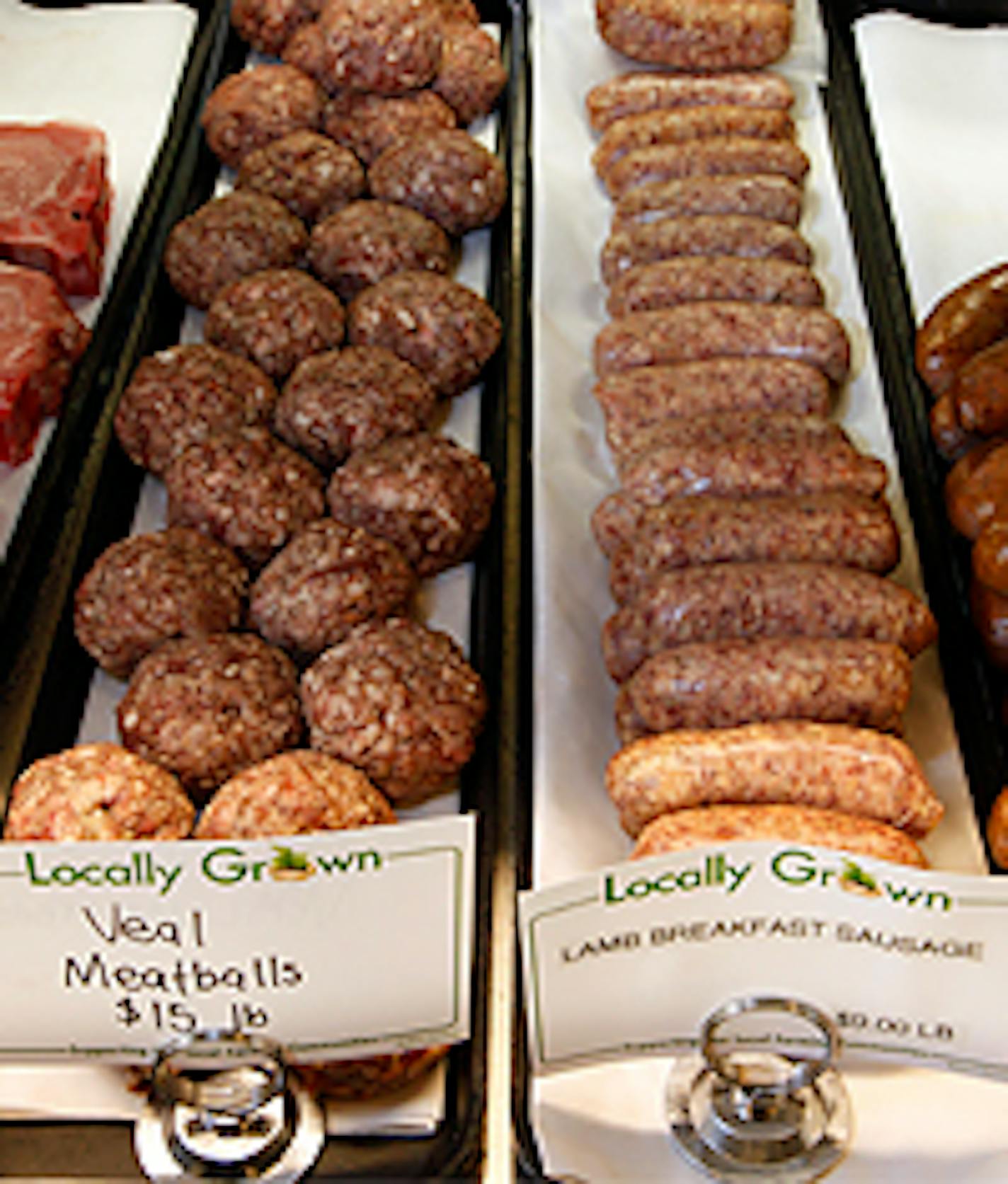 The meat counter at Heartland