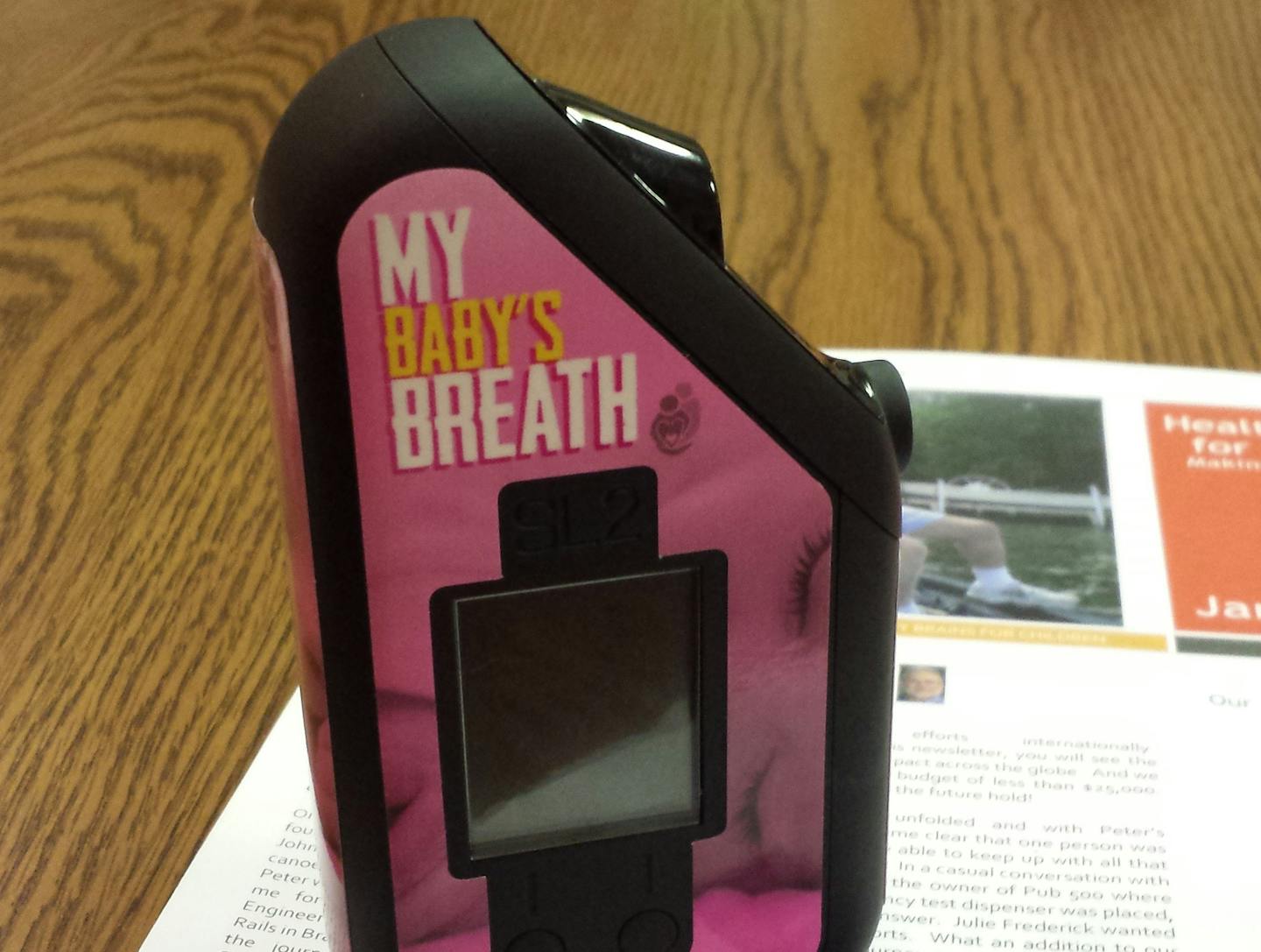 California company SoberLink is donating Breathalyzers, carrying the label &#x201c;My Baby&#x2019;s Breath,&#x201d; that can fit inside a purse or backpack.