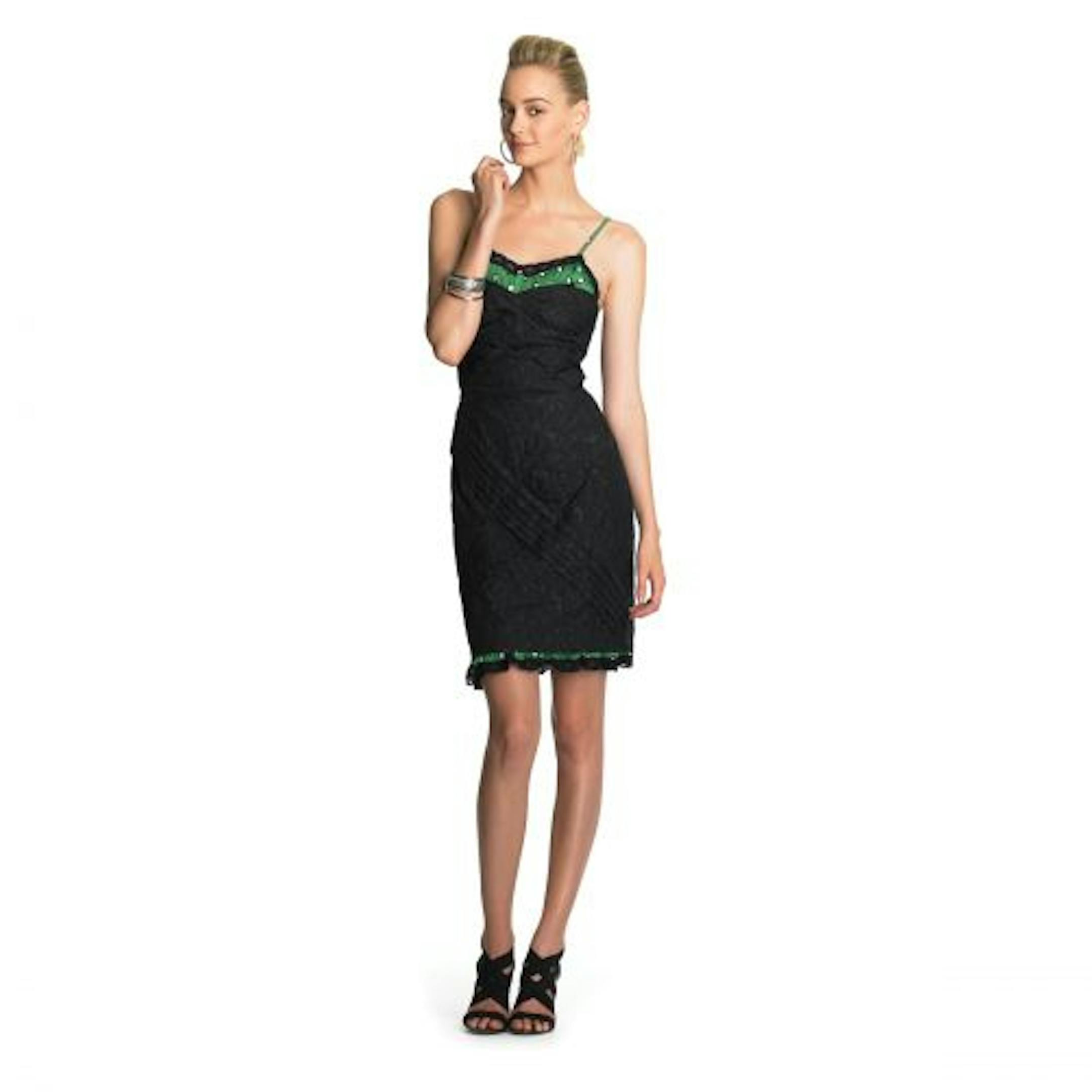 A strapless black dress: $60