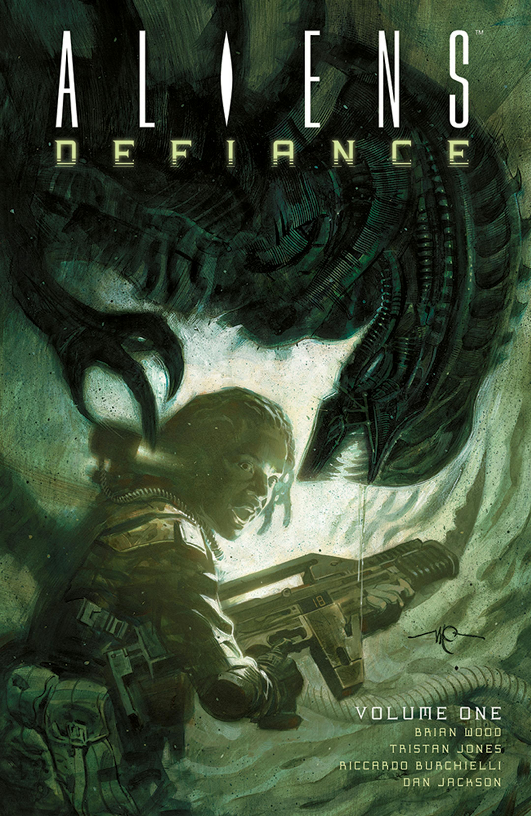 "Aliens: Defiance Volume 1." (Dark Horse Comics) ORG XMIT: 1202115