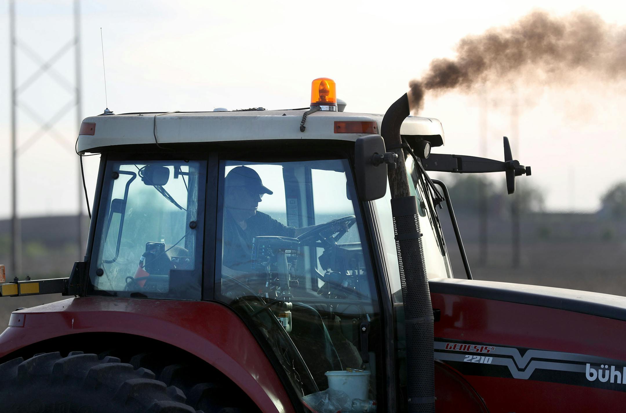 A farmer planted soybeans near Lake Benton, Minn., in 2018. In a move that could have considerable consequences for Minnesota's beleaguered agricultural sector, China announced on Monday that it would stop making new purchases of U.S. agricultural goods.