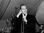 Bob Newhart in 1960, performing at Freddie's Cafe in Minneapolis. He'll bring the laughs to the Orpheum on Friday as part of the Minneapolis Comedy Fe