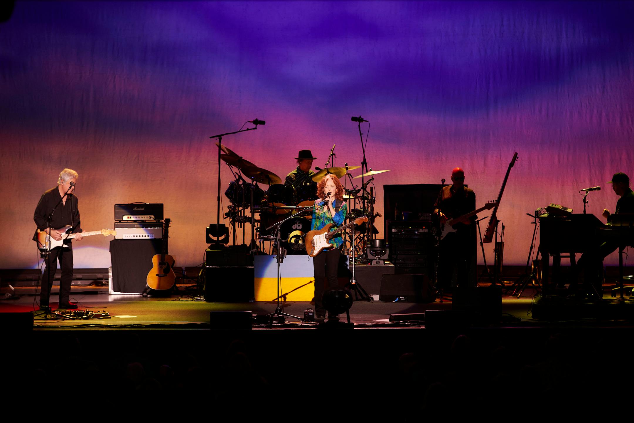 Bonnie Raitt performs at the State Theater in Minneapolis.