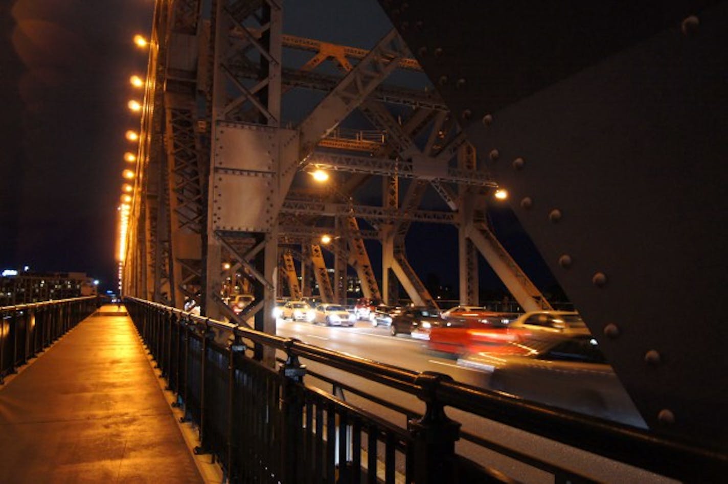 ©Johan Joubert  -  On Story Bridge facing the road... and... traffic.