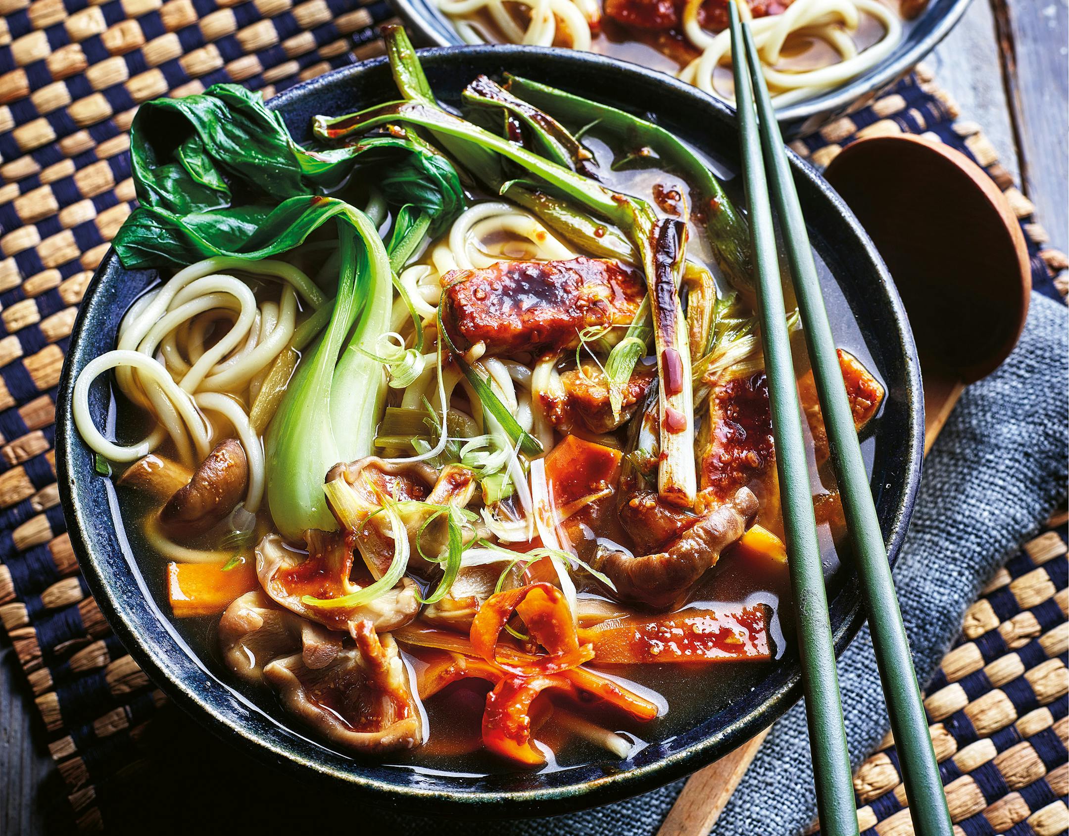 Quick Vegan Ramen from Jeremy Pang's School of Wok. Credit: