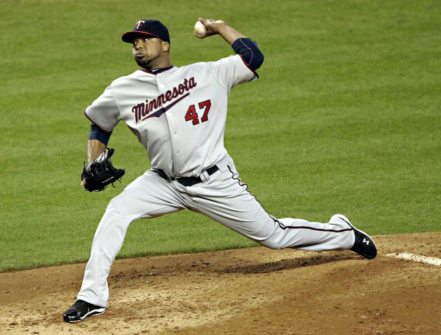 Twins lefthander Francisco Liriano