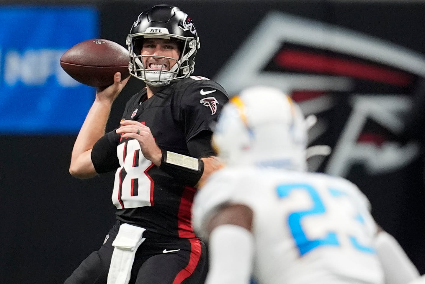 Still Makes 2 Picks, Returns One For TD As Chargers Hand Falcons Third ...