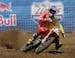 Ryan Dungey heads to a first-place finish during the first 450cc moto at the Redbull Redbud National Pro Motocross at Redbud MX in Buchanan, Mich., Sa