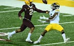 Gophers cornerback Phil Howard made sure Iowa receiver Ihmir Smith-Marsette wouldn't make a catch last Friday. The Minnesota Gophers played the Iowa H