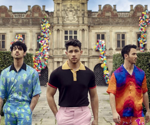 The technicolor dream boat that is the Jonas Brothers hits Xcel Energy Center on Monday.
