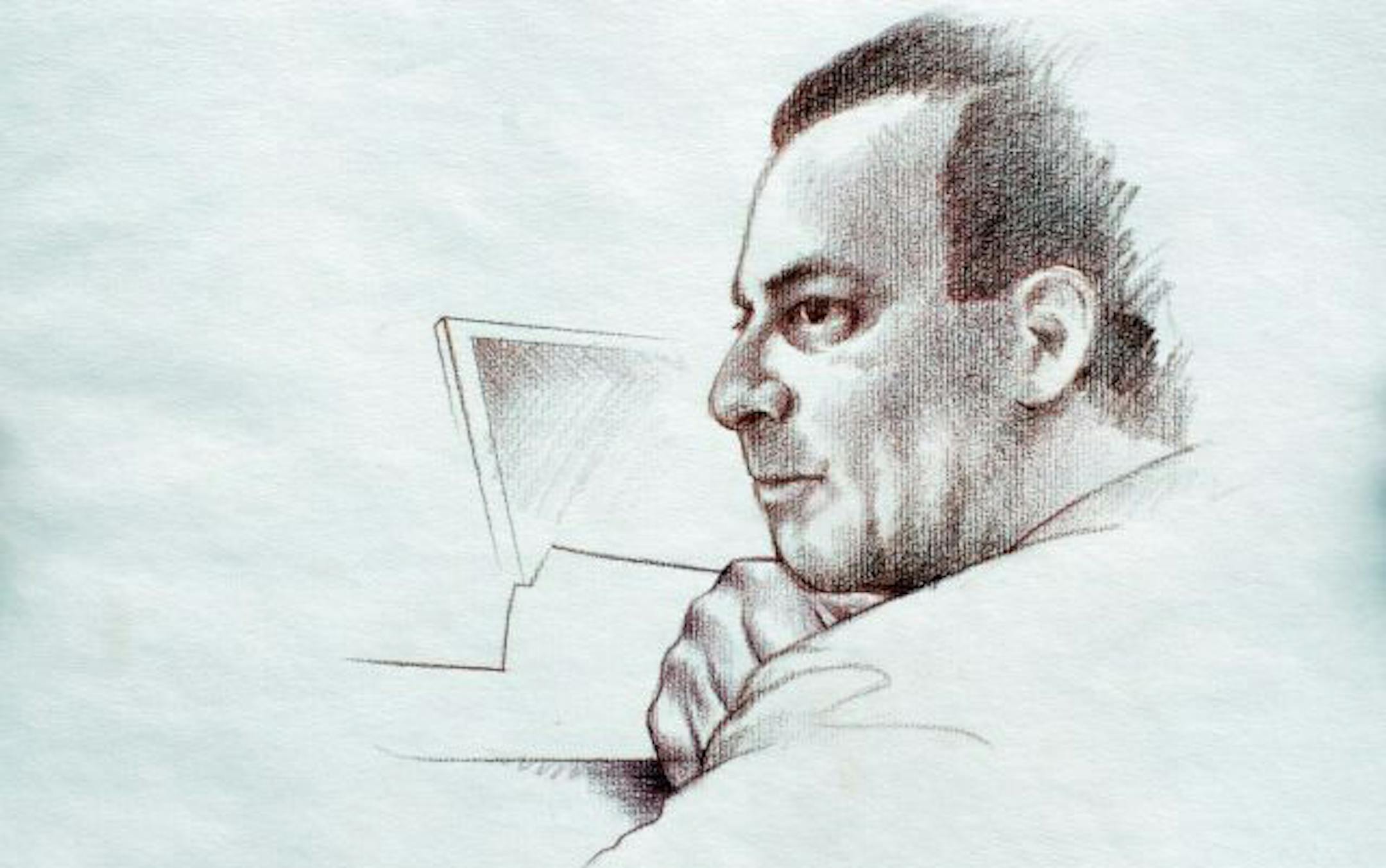 Tom Peters during the jury selection at the Warren E. Burger Federal Building and Courthouse in St. Paul.