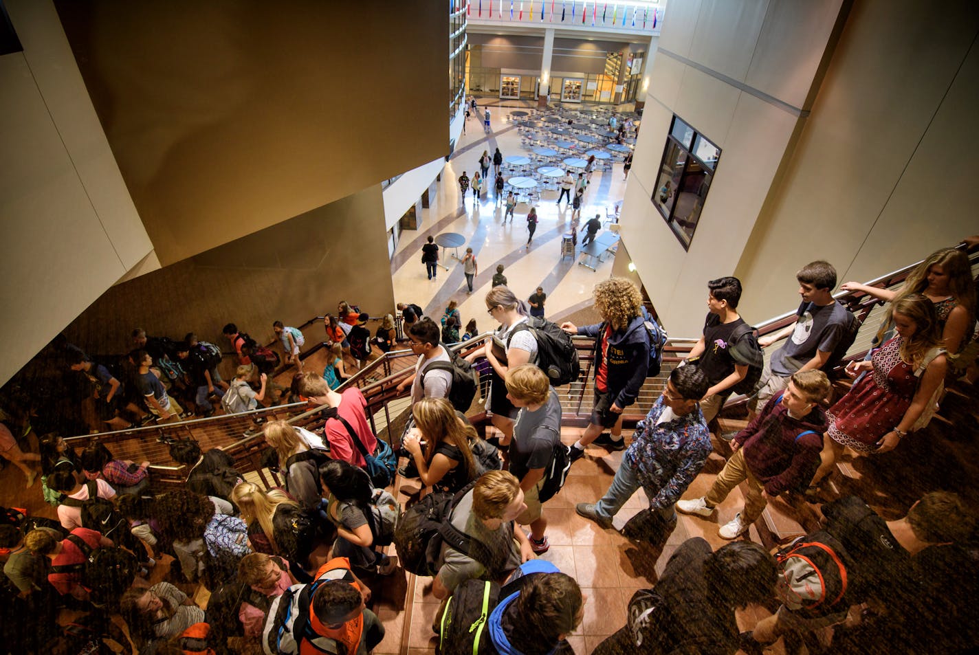 Monday was the first day of classes at Shakopee High School. The school started classes two weeks early to accommodate a huge construction project that will double the school's size.