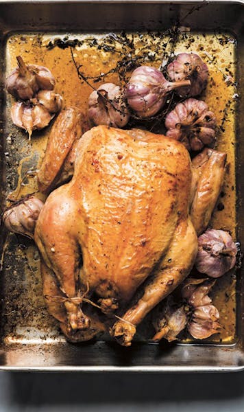 Roast Chicken with Garlic