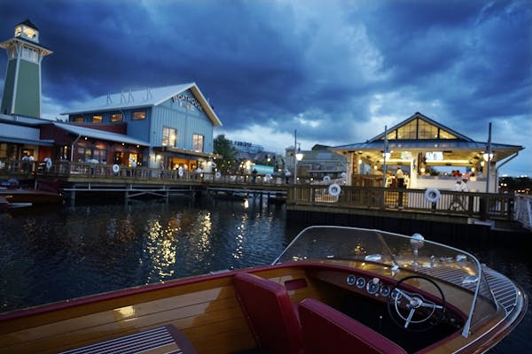In downtown Disney at Steve Schussler's newly opened Boathouse, the restaurant is a high-end dinner destination which features the creator's triple th