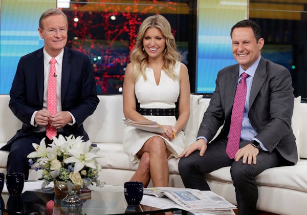 "Fox & Friends" weekday co-hosts (from left) Steve Doocy, Ainsley Earhardt and Brian Kilmeade.