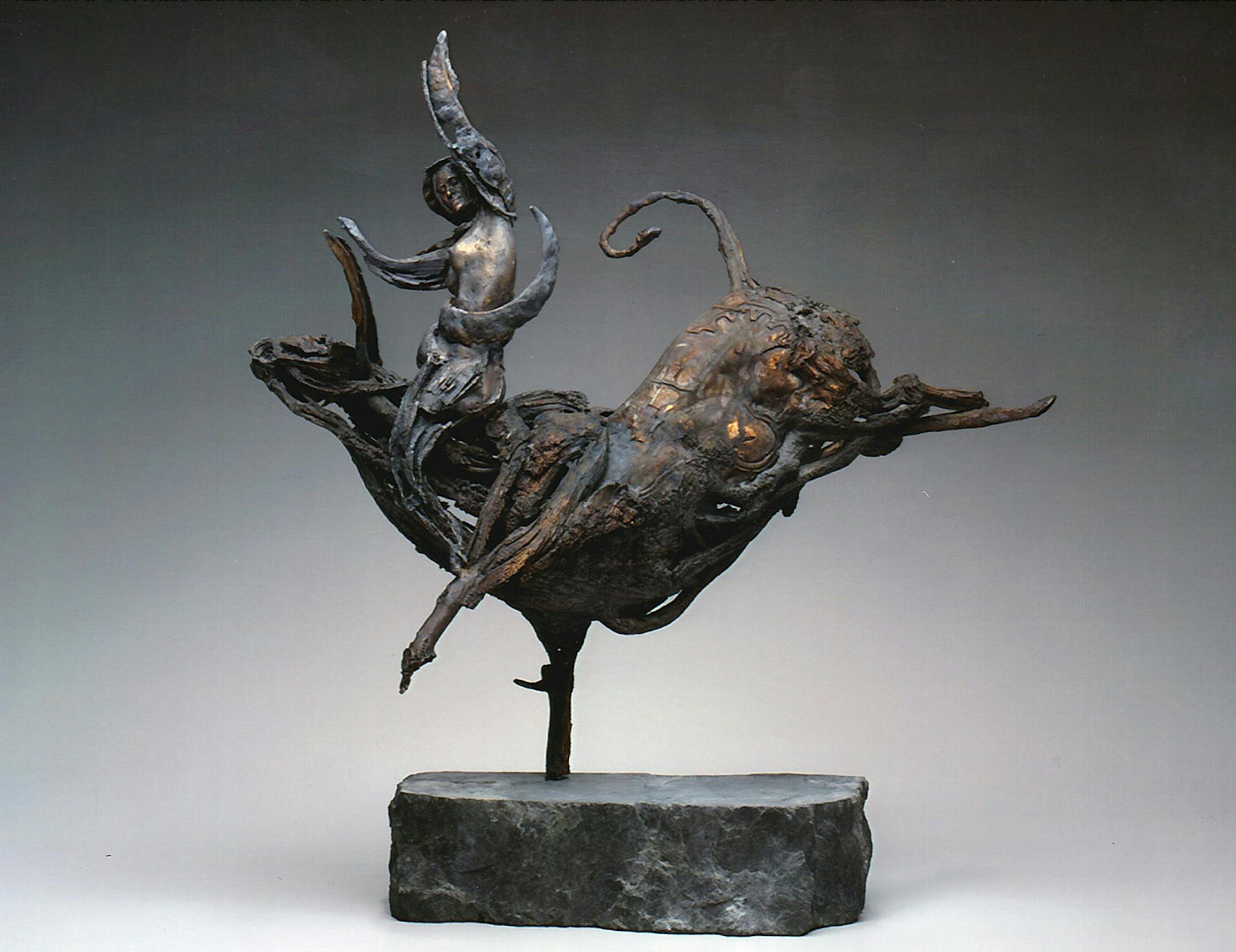 Arboretum photo: "Europa," bronze sculpture by David Kroos