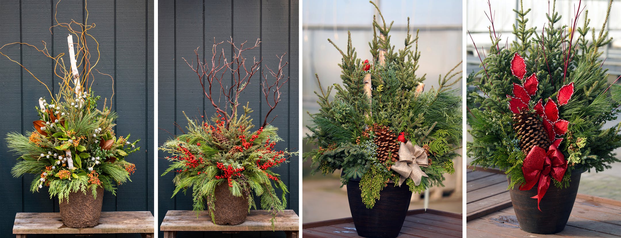 Tips from Pahl's Market and Leitner&#x2019;s Garden Center show how to take your greenery from winter to holiday.
