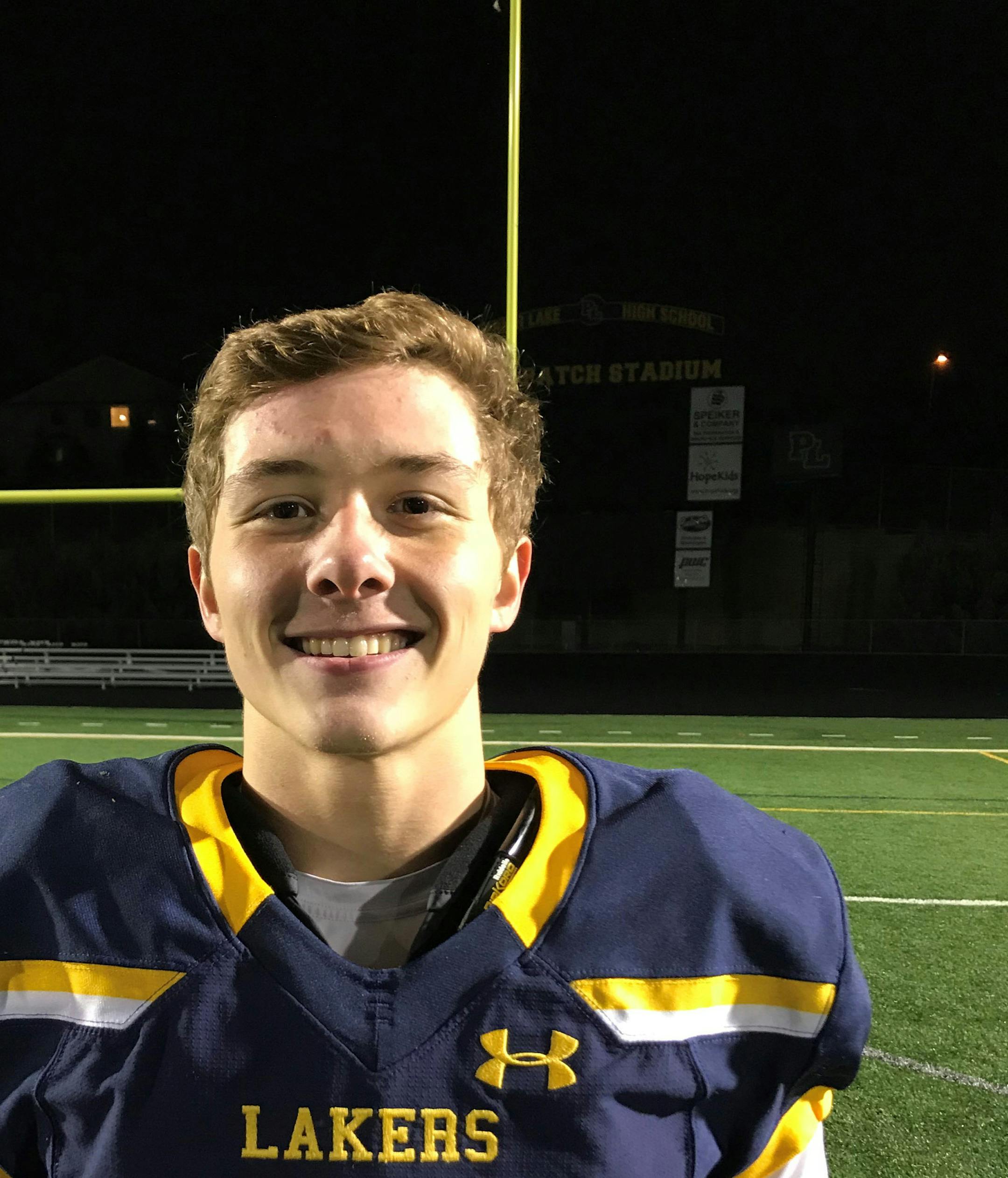 Preston Jelen, Prior Lake receiver.