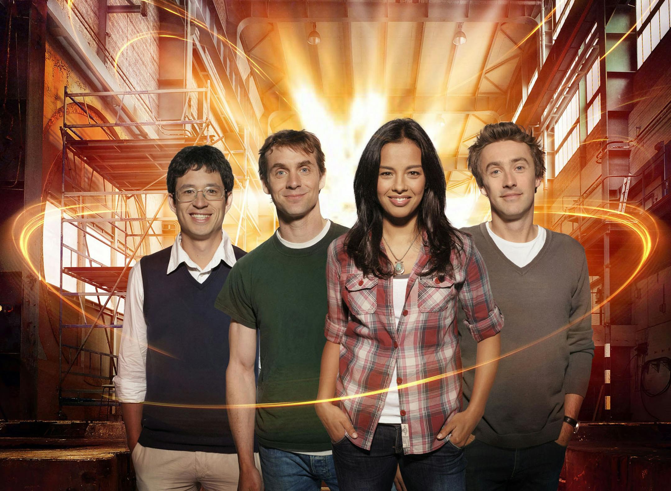 BBC "Bang Goes the Theory", Dr. Yan Wong, Jem Stansfield, Liz Bonnin, and Dallas Campbell