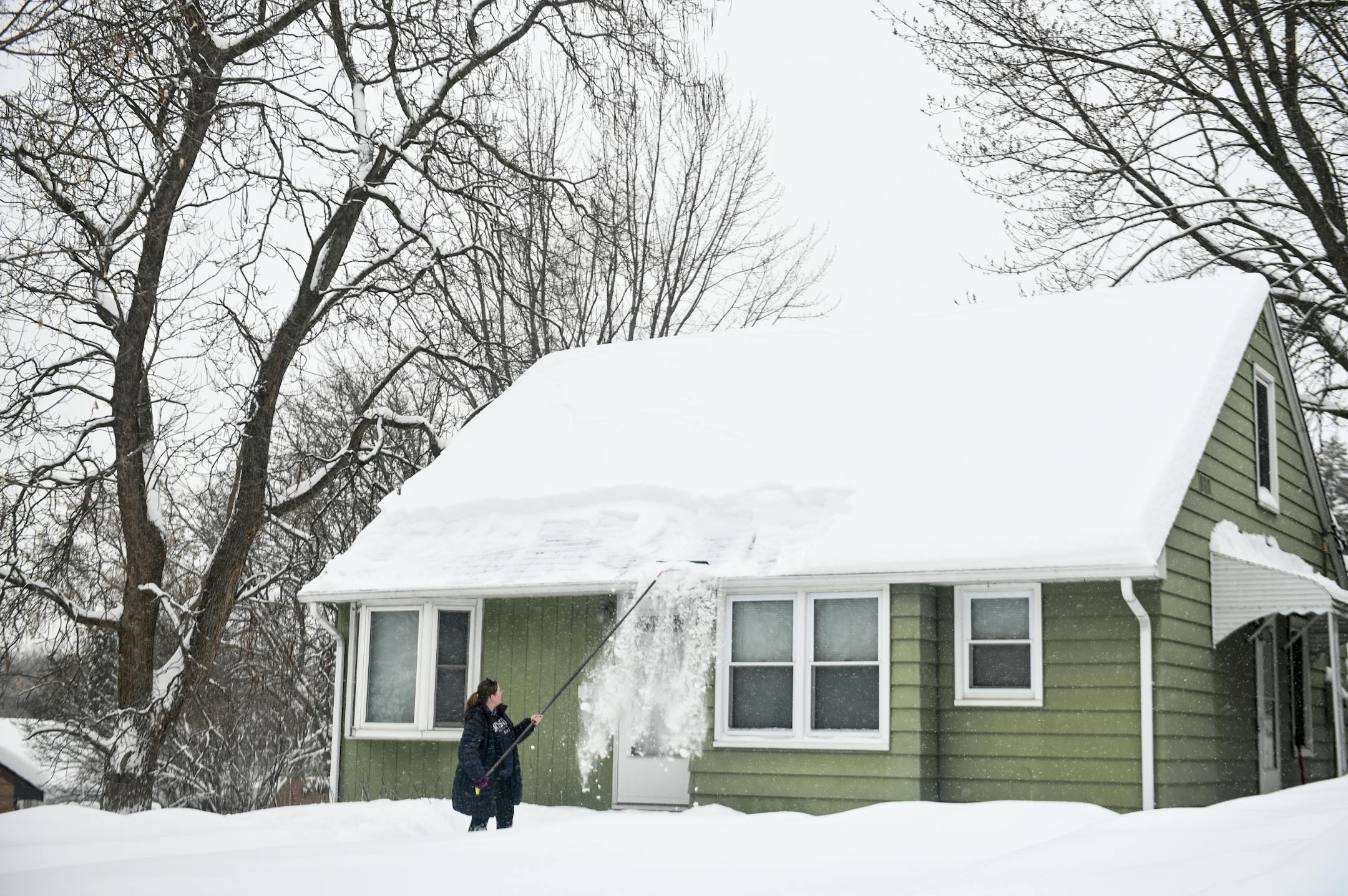 The February snowfall record was broken after almost 9 inches fell in Wednesday's snowstorm.