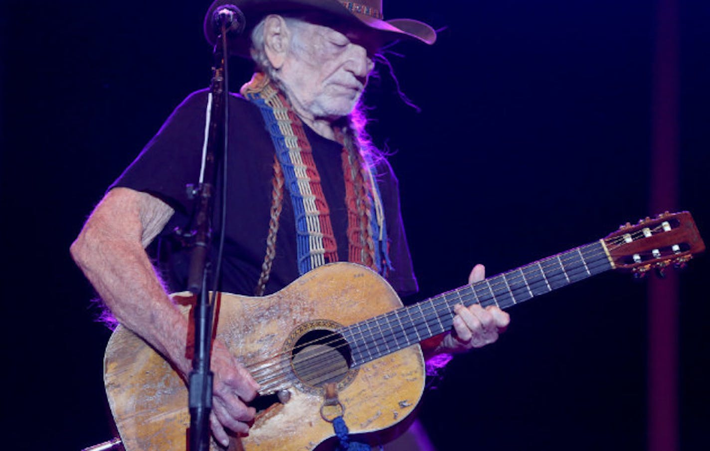 Willie Nelson and Trigger last played near us at Treasure Island Casino's amphitheater in 2017. / David Joles, Star Tribune