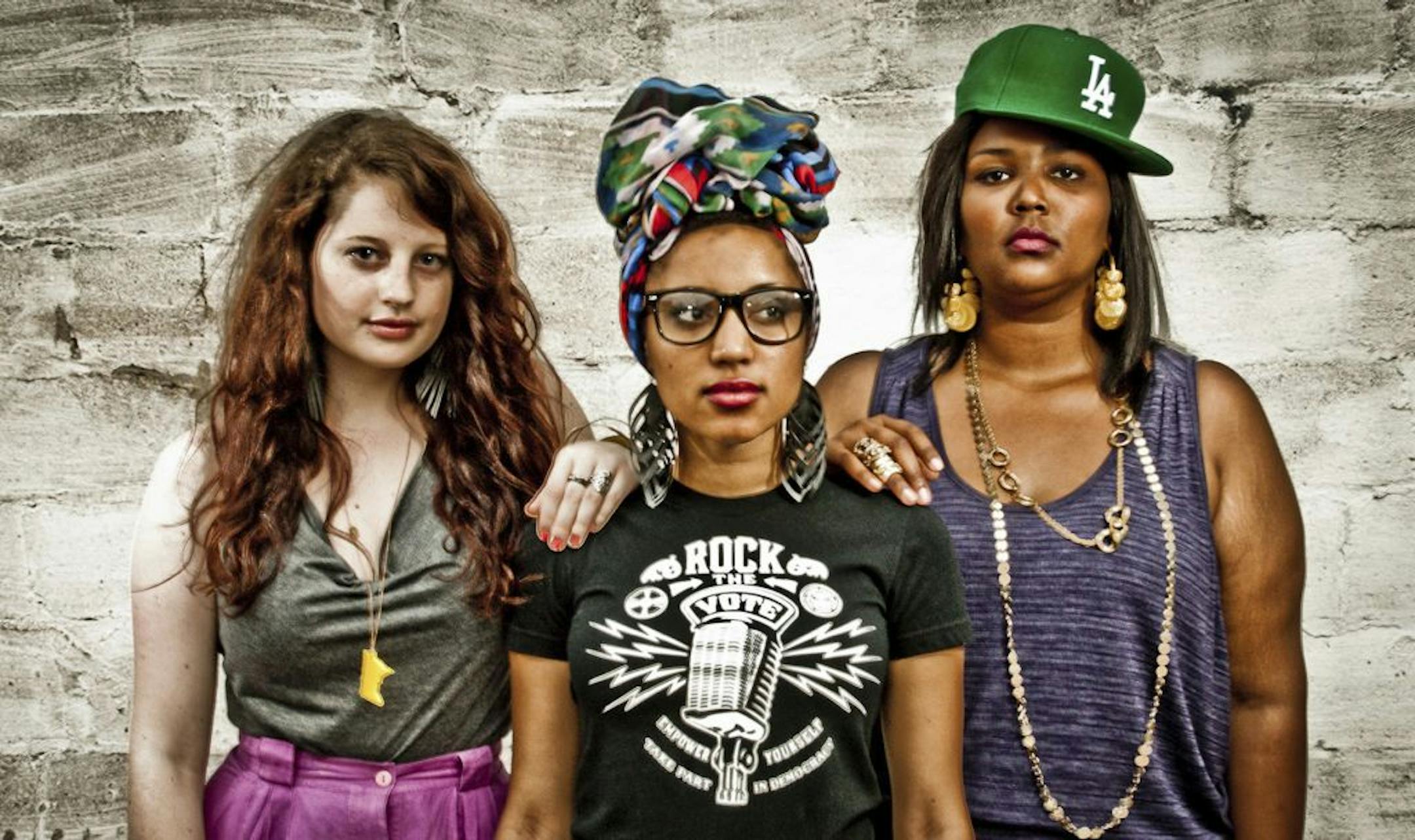 Photo Credit: Shae Dunn The Chalice (band): Claire de Lune, Sophia Eris and Lizzo.