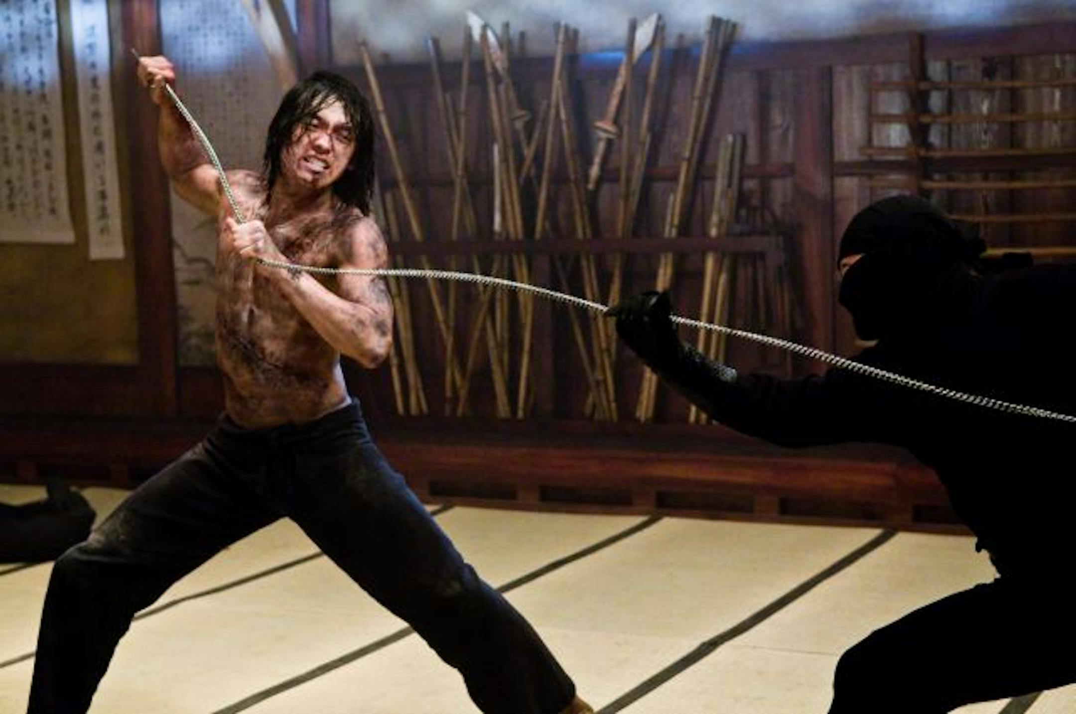 RAIN (left) as Raizo in Warner Bros. Pictures�, Legendary Pictures� and Dark Castle Entertainment�s action film �Ninja Assassin,� a Warner Bros. Pictures release.