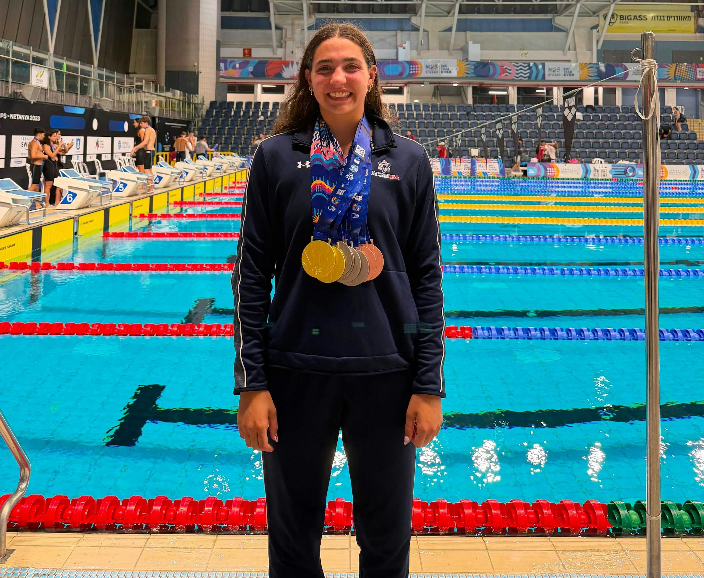 Rosemount's Isla George wins eight swimming medals at the Maccabiah Games in Israel