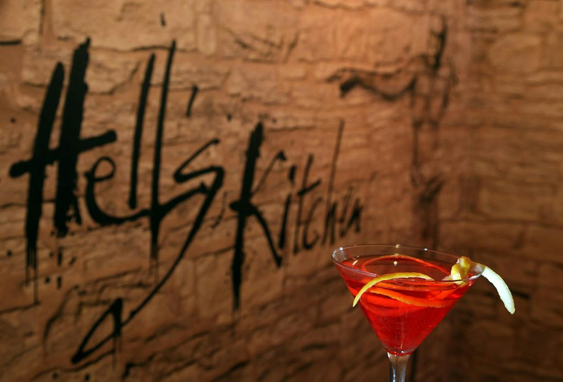 Traditional cosmo at Hell's Kitchen